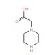 Piperazin-1-yl-acetic acid monohydrate (CAS 37478-58-3) - chemical structure image