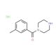 Piperazin-1-yl-m-tolyl-methanone hydrochloride (CAS 100940-01-0) - chemical structure image