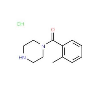 Piperazin-1-yl-o-tolyl-methanone hydrochloride (CAS 691394-24-8) - chemical structure image