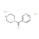 Piperazin-1-yl-pyridin-3-yl-methanonedihydrochloride - chemical structure image