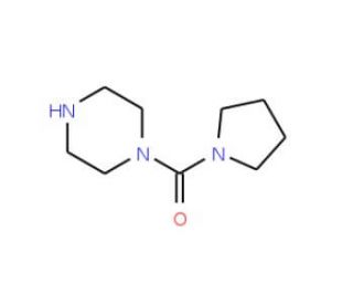 Piperazin-1-yl-pyrrolidin-1-yl-methanone (CAS 73331-93-8) - chemical structure image