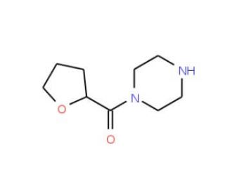 Piperazin-1-yl-(tetrahydro-furan-2-yl)-methanone (CAS 63074-07-7) - chemical structure image