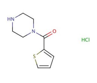 Piperazin-1-yl-thiophen-2-yl-methanonehydrochloride - chemical structure image