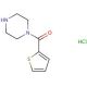 Piperazin-1-yl-thiophen-2-yl-methanonehydrochloride - chemical structure image