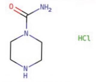 Piperazine-1-carboxylic acid amide hydrochloride (CAS 474711-89-2) - chemical structure image