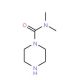 Piperazine-1-carboxylic acid dimethylamide (CAS 41340-78-7) - chemical structure image