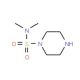 Piperazine-1-sulfonic acid dimethylamide (CAS 98961-97-8) - chemical structure image