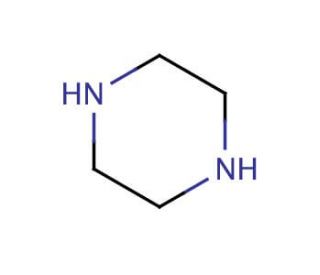Piperazine (CAS 110-85-0) - chemical structure image