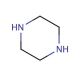 Piperazine (CAS 110-85-0) - chemical structure image