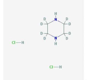 Piperazine-d8 Dihydrochloride (CAS 849482-21-9) - chemical structure image