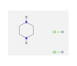 Piperazine dihydrochloride (CAS 207605-49-0) - chemical structure image