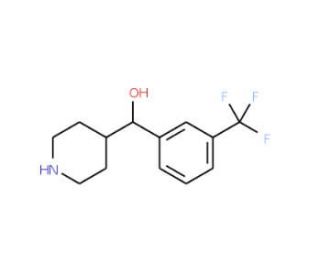 Piperidin-4-yl-(3-trifluoromethyl-phenyl)-methanol (CAS 38646-29-6) - chemical structure image