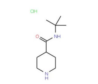 Piperidine-4-carboxylic acid tert-butylamide hydrochloride - chemical structure image