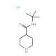 Piperidine-4-carboxylic acid tert-butylamide hydrochloride - chemical structure image