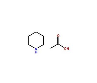 Piperidinium acetate (CAS 4540-33-4) - chemical structure image