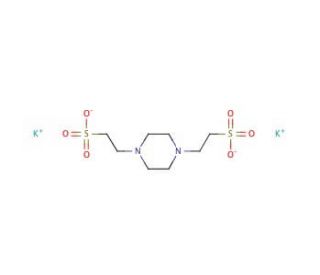 PIPES dipotassium salt (CAS 108321-27-3) - chemical structure image