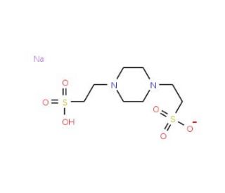 PIPES sodium salt (CAS 10010-67-0) - chemical structure image