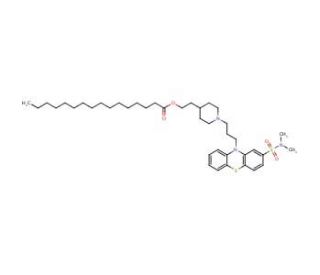 Pipotiazine Palmitate (CAS 37517-26-3) - chemical structure image