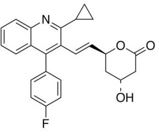 Pitavastatin Lactone (CAS 141750-63-2) - chemical structure image