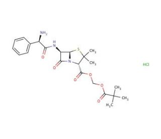 Pivampicillin Hydrochloride - chemical structure image