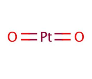 Platinum(IV) oxide (CAS 1314-15-4) - chemical structure image