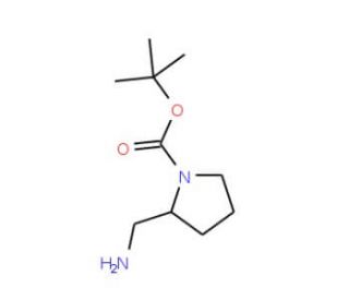 (&plusmn;)-2-(Aminomethyl)-1-N-Boc-pyrrolidine (CAS 177911-87-4) - chemical structure image