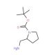 (±)-2-(Aminomethyl)-1-N-Boc-pyrrolidine (CAS 177911-87-4) - chemical structure image