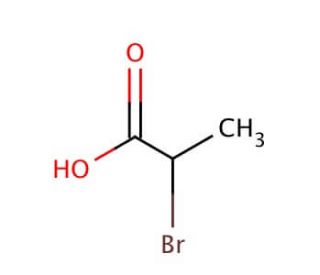 (&plusmn;)-2-Bromopropionic acid (CAS 598-72-1) - chemical structure image