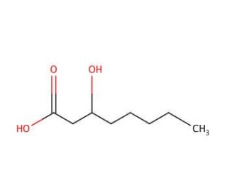 (&plusmn;)-3-Hydroxyoctanoic acid (CAS 88930-08-9) - chemical structure image