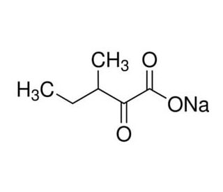 (&plusmn;)-3-Methyl-2-oxovaleric acid sodium salt (CAS 3715-31-9) - chemical structure image