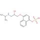 (±)-4′-Hydroxy propranolol sulfate (CAS 87075-33-0) - chemical structure image