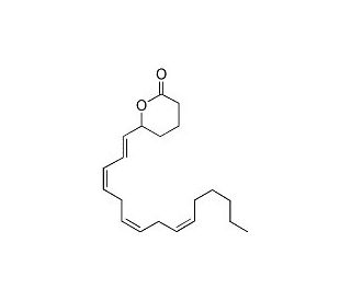 (&plusmn;) 5-HETE Lactone (CAS 73279-37-5) - chemical structure image