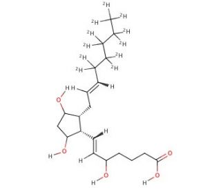 (&plusmn;)5-iPF2&alpha;-VI-d11 (CAS 936565-17-2) - chemical structure image