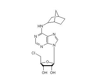 (&plusmn;)-5&prime;-Chloro-5&prime;-deoxy-ENBA (CAS 103626-26-2) - chemical structure image