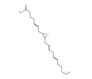 (&plusmn;)8,9-Epoxyeicosa-5Z,11Z,14Z-trienoic acid (CAS 81246-85-7) - chemical structure image