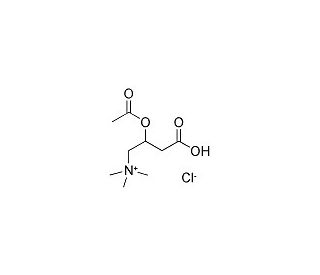 (&plusmn;)-Acetylcarnitine chloride (CAS 2504-11-2) - chemical structure image