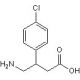 (±)-Baclofen (CAS 1134-47-0) - chemical structure image