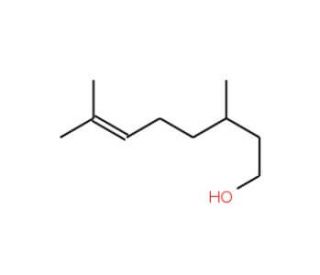 (&plusmn;)-&beta;-Citronellol (CAS 106-22-9) - chemical structure image