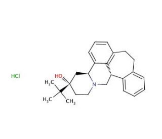 (&plusmn;)-Butaclamol hydrochloride (CAS 36504-94-6) - chemical structure image