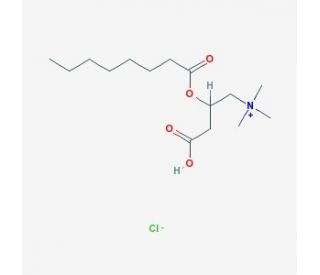 (&plusmn;)-Octanoylcarnitine chloride (CAS 18822-86-1) - chemical structure image
