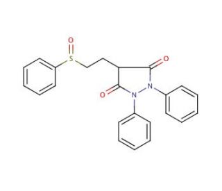 (&plusmn;)-Sulfinpyrazone (CAS 57-96-5) - chemical structure image