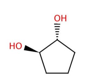(&plusmn;)-trans-1,2-Cyclopentanediol (CAS 5057-99-8) - chemical structure image