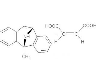 (&plus;)-MK 801 maleate (CAS 77086-22-7) - chemical structure image