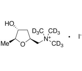 (&plus;)-Muscarine-d9 Iodide (CAS 24570-49-8) - chemical structure image