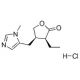 (+)-Pilocarpine hydrochloride (CAS 54-71-7) - chemical structure image