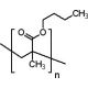 Poly(butyl methacrylate) (CAS 9003-63-8) - chemical structure image