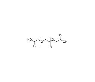 Poly(ethylene glycol) diacid (CAS 39927-08-7) - chemical structure image