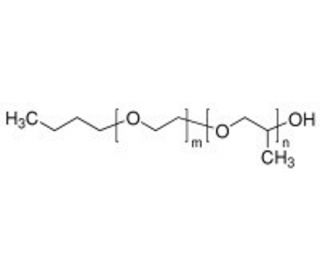 Poly(ethylene glycol-ran-propylene glycol) monobutyl ether (CAS 9038-95-3) - chemical structure image