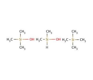 Poly(methylhydrosiloxane) (CAS 63148-57-2) - chemical structure image