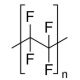Poly(tetrafluoroethylene) (CAS 9002-84-0) - chemical structure image